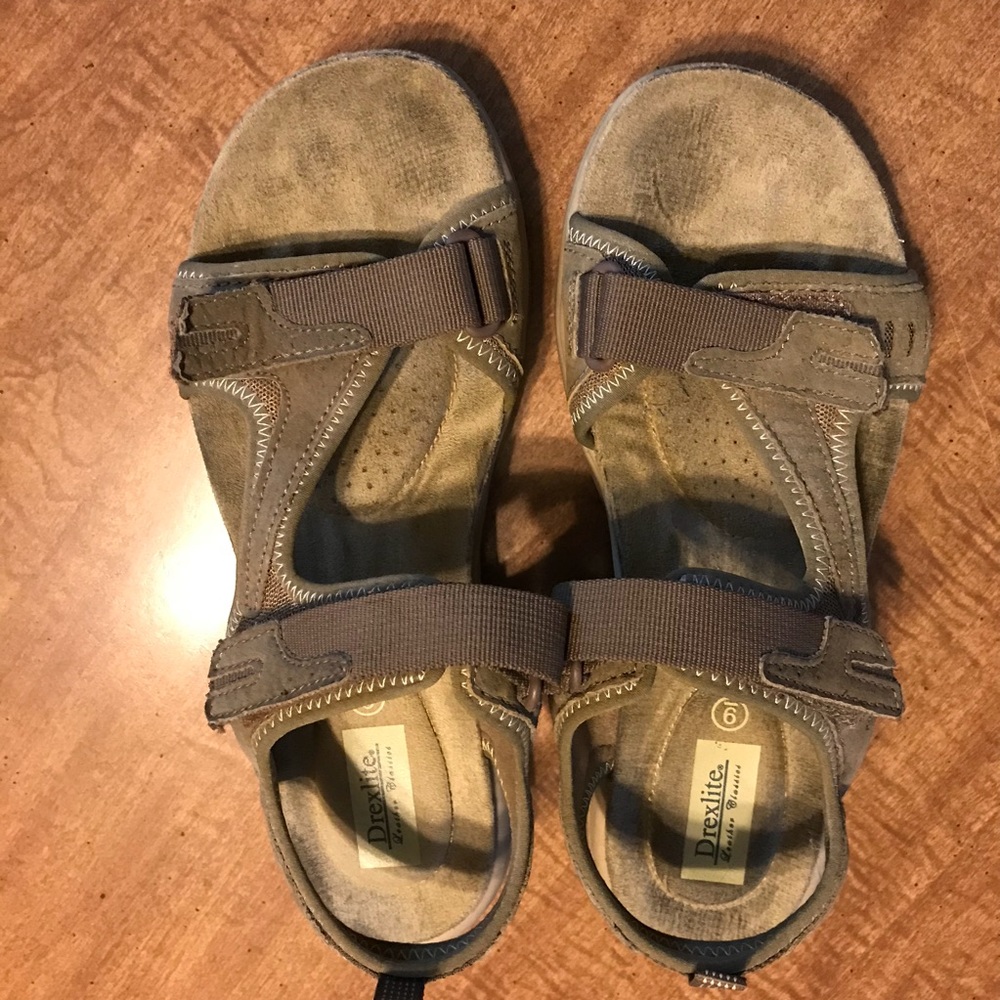 Drexlite Leather Classics sandals